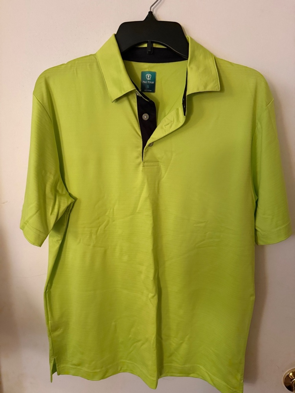 Pro Tour Men's Lime Green Polo Shirt